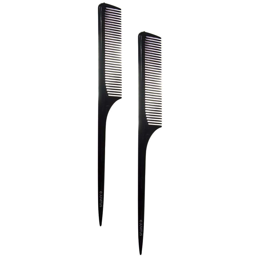 Supper Trendy Tooth Teasing Tail Comb 9" with Thin and Long Handle VVA001