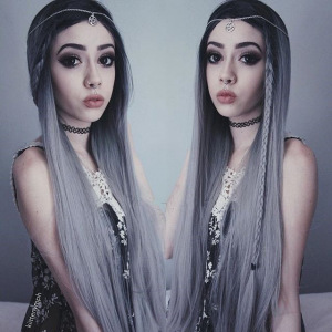 Black To Grey Ombre 26